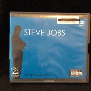 Walter Isaacson Steve Jobs portrait of a man audio CD’s circa 2011
